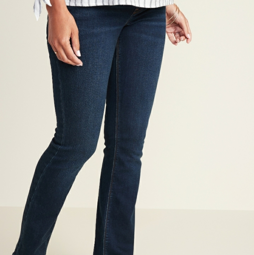 Old Navy Maternity Jeans Slim Boot-Cut Size 4